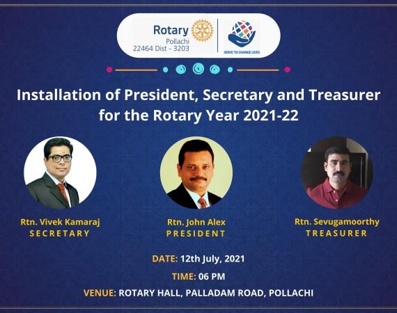 Rotary Pollachi - Installation Event - 2020-2021 - For Website